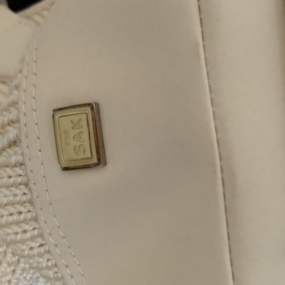 #5 PRICE REDUCED x2 Ivory THE SAK Crochet- Look Bag w magnetic closure - Picture 13 of 16